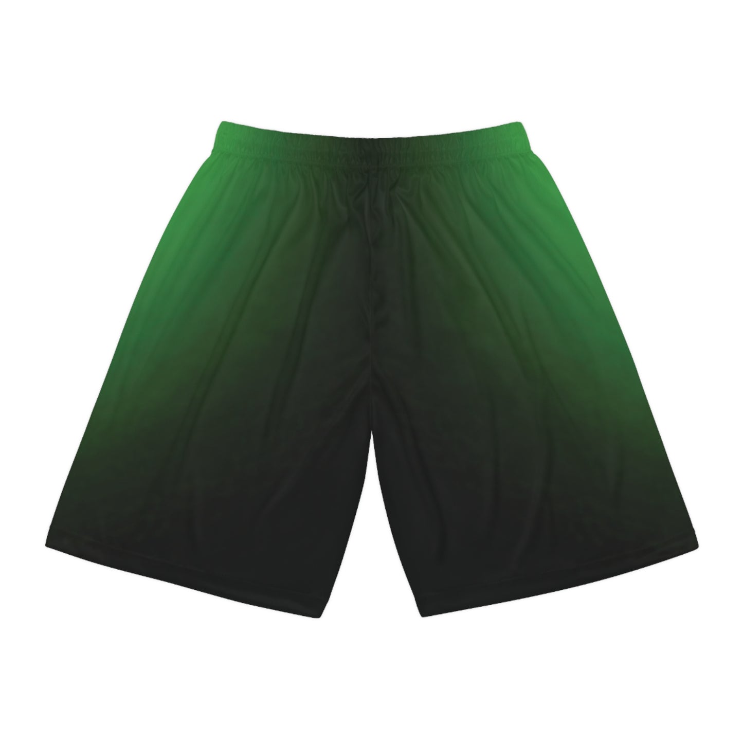 Faded to Green - Basketball Shorts (AOP) - Creatively Designed Shop