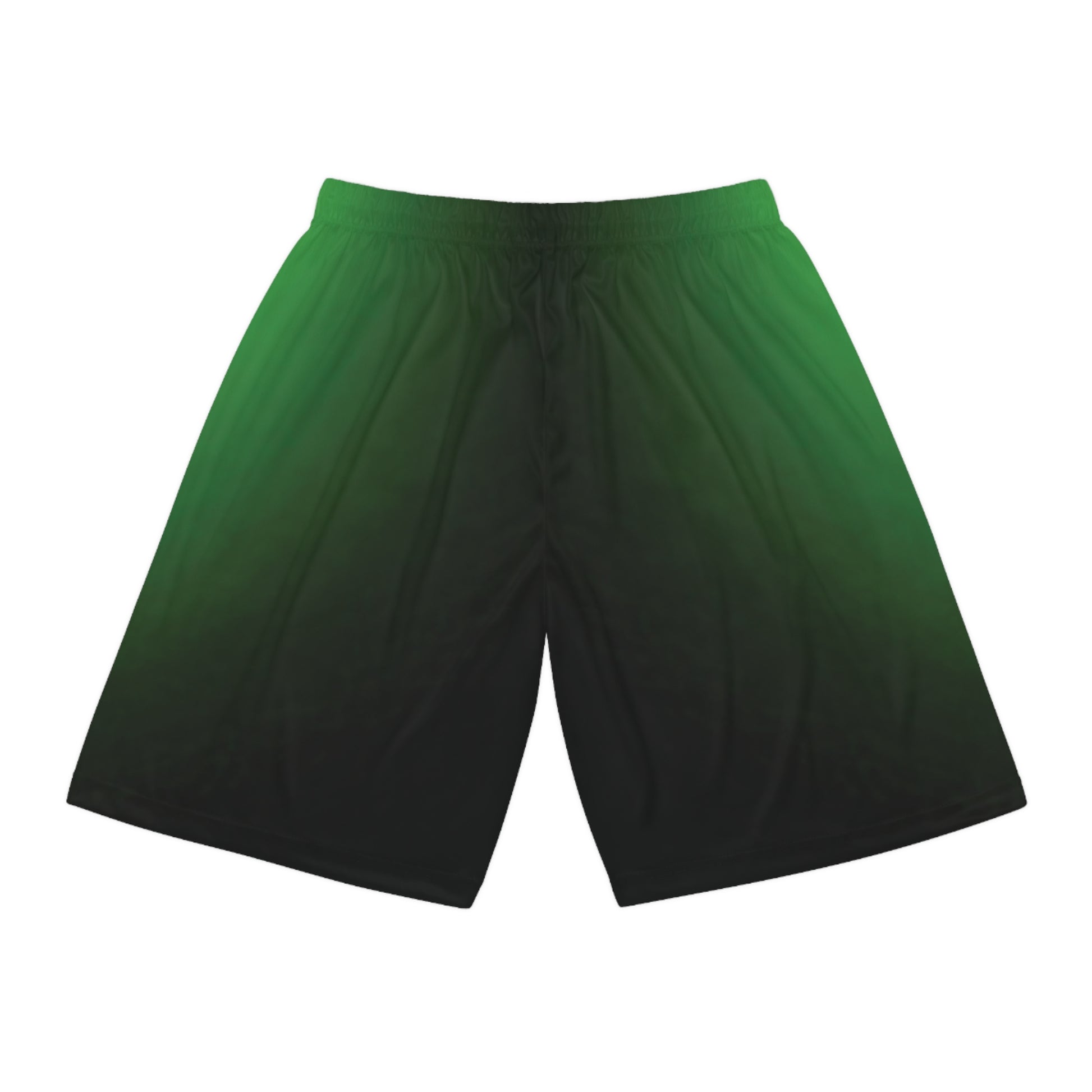 Faded to Green - Basketball Shorts (AOP) - Creatively Designed Shop