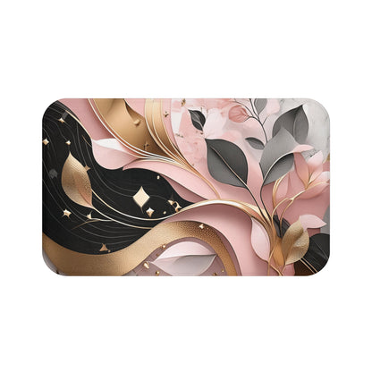 Pink Elegant Abstract - Bath Mat