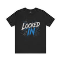 Locked In (Blue) - Jersey Short Sleeve Tee