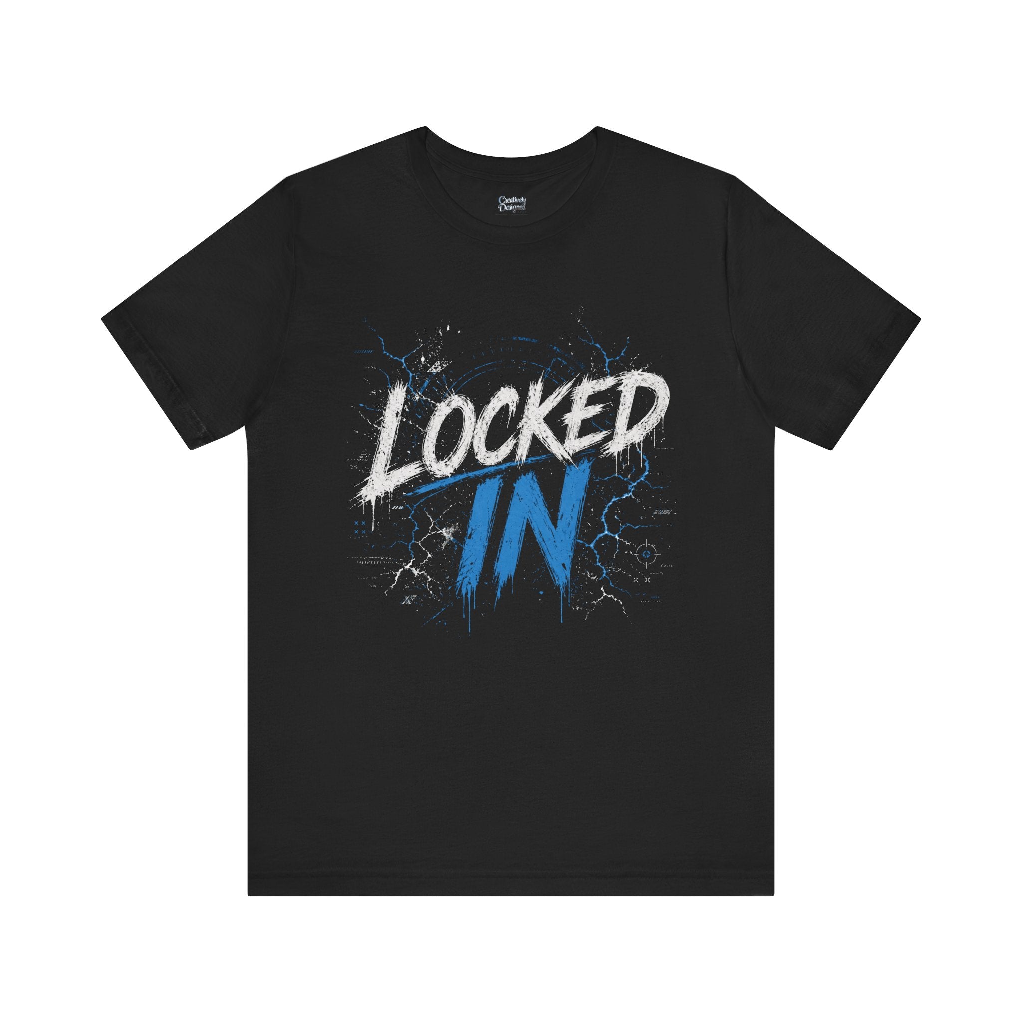 Locked In (Blue) - Jersey Short Sleeve Tee