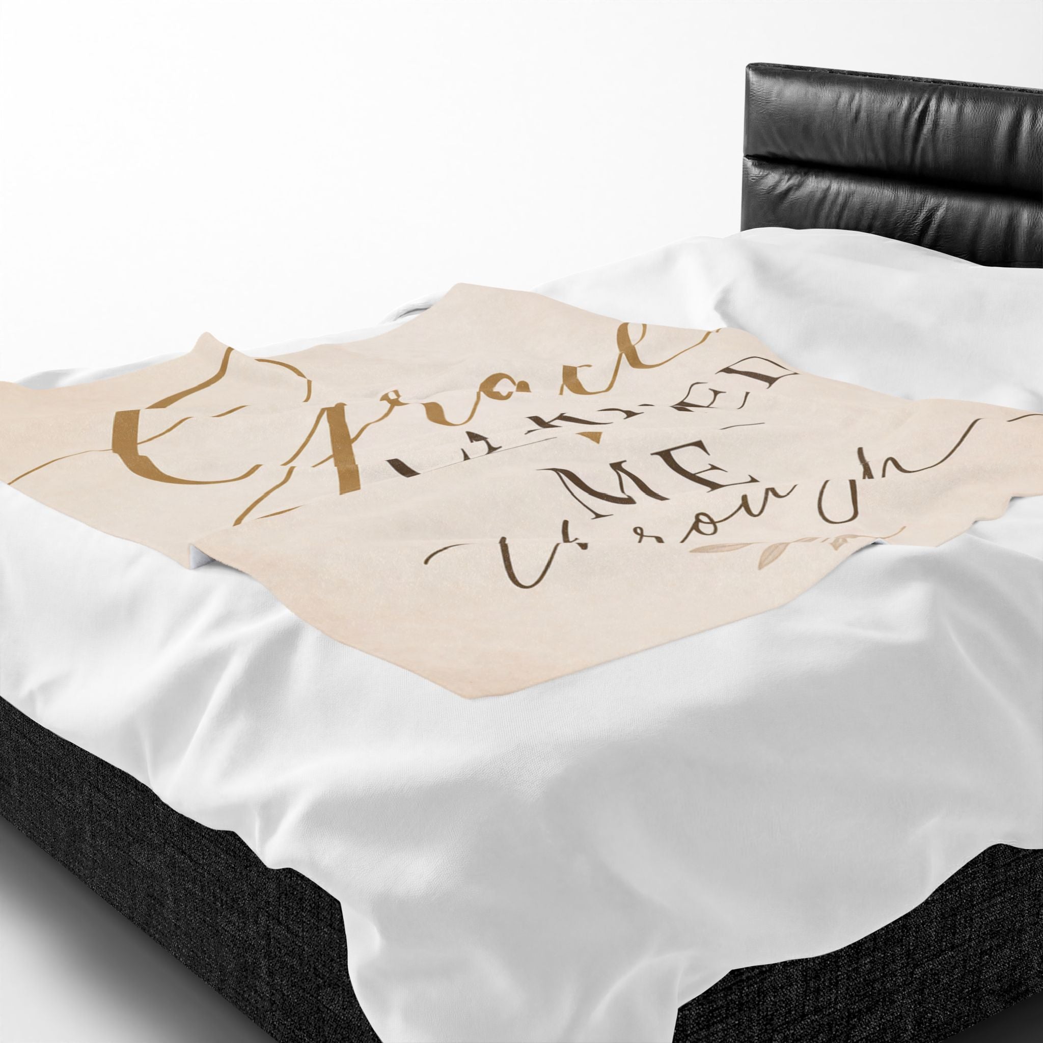 Grace Carried Me Through - Velveteen Plush Blanket