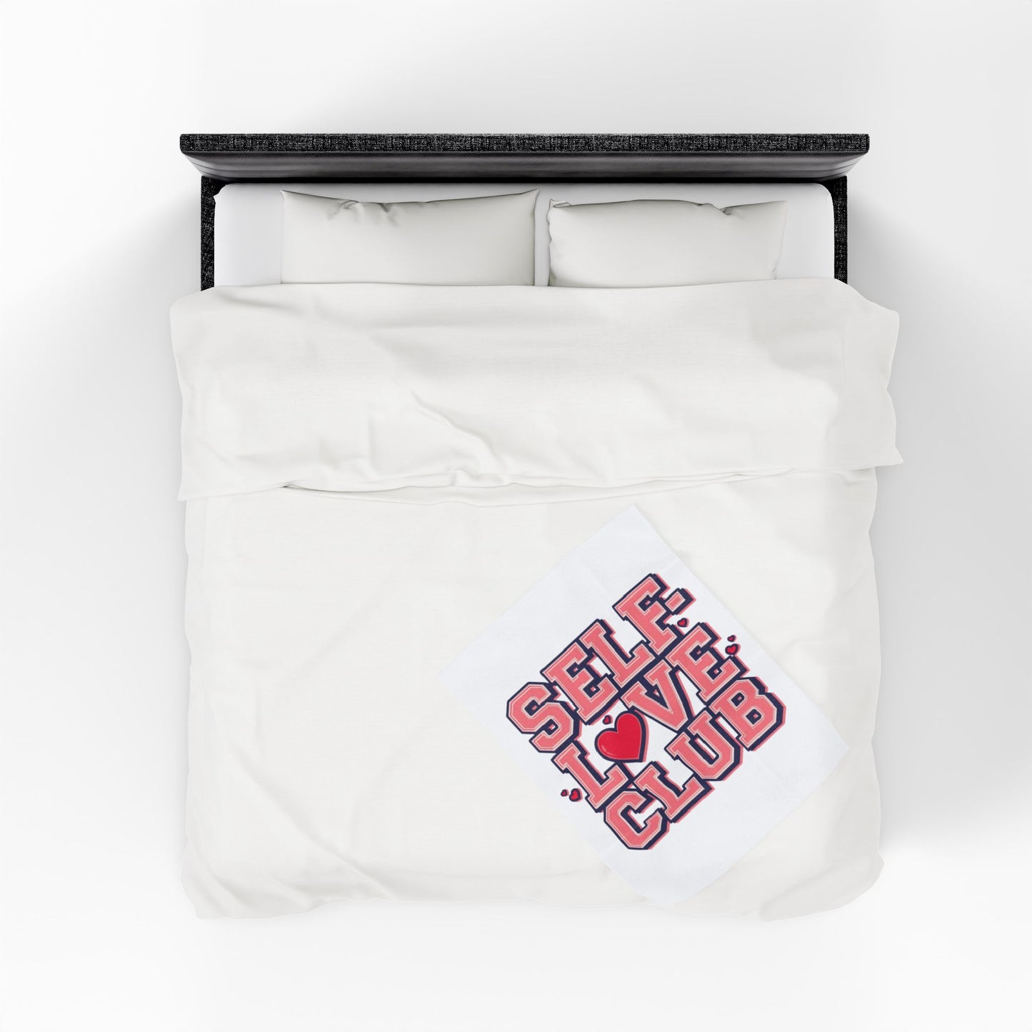 Self-Love Club – Plush Velveteen Blanket