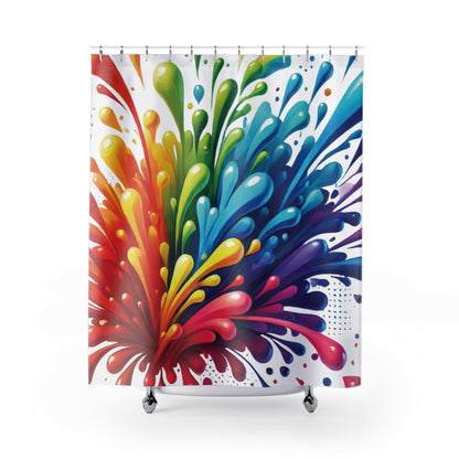 Color Splash - Shower Curtain