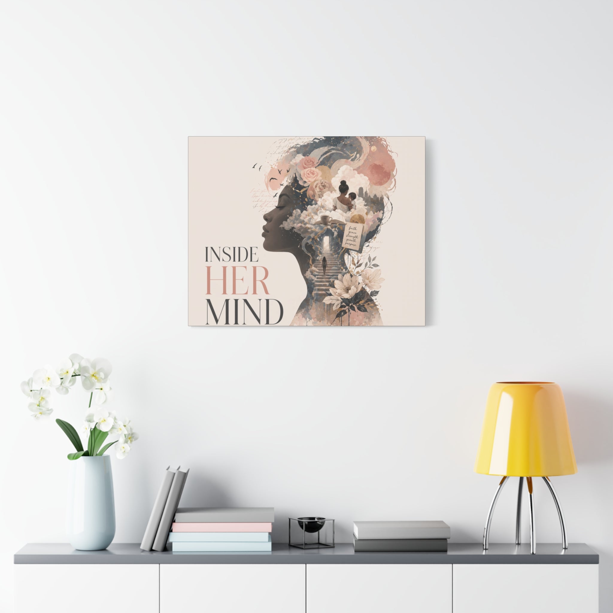 Inside Her Mind - Matte Canvas Wall Art