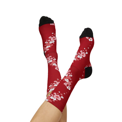 Conversation Bubble Hearts Socks
