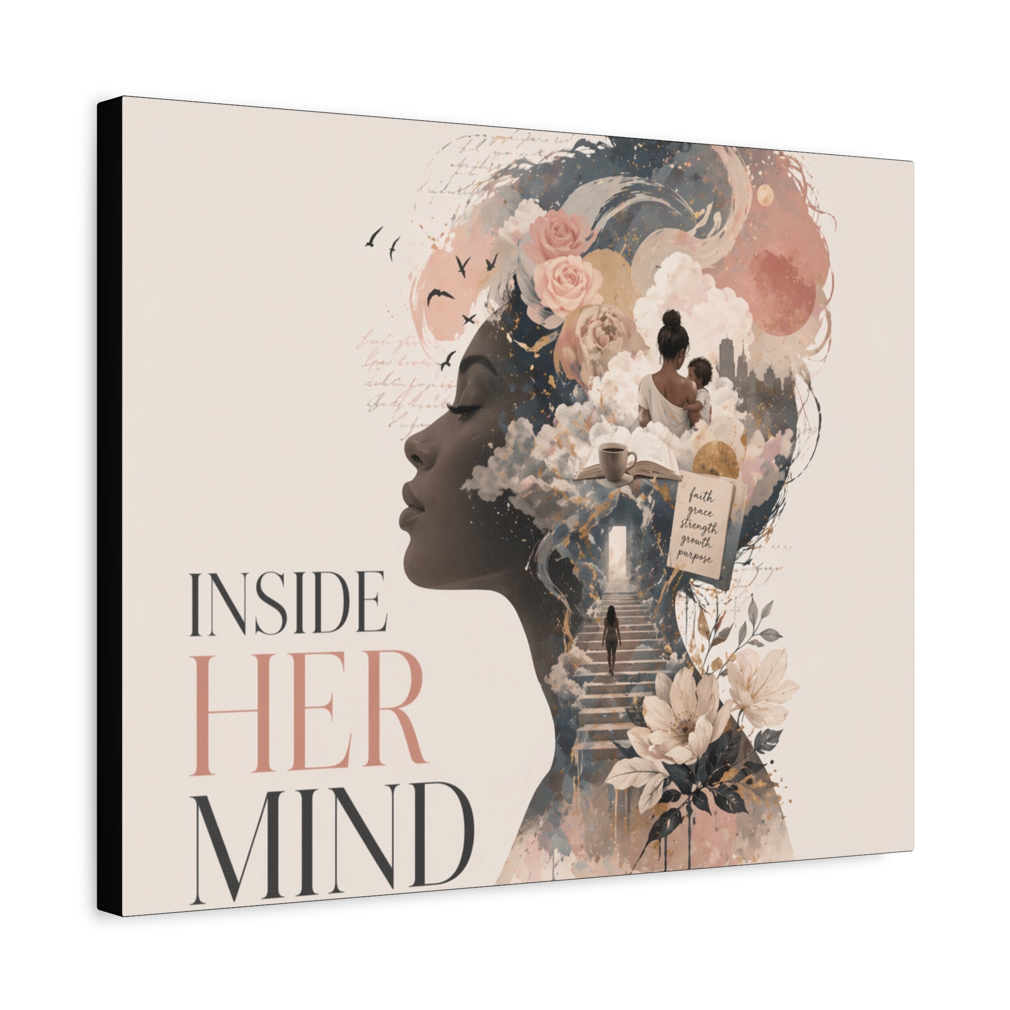 Inside Her Mind - Matte Canvas Wall Art