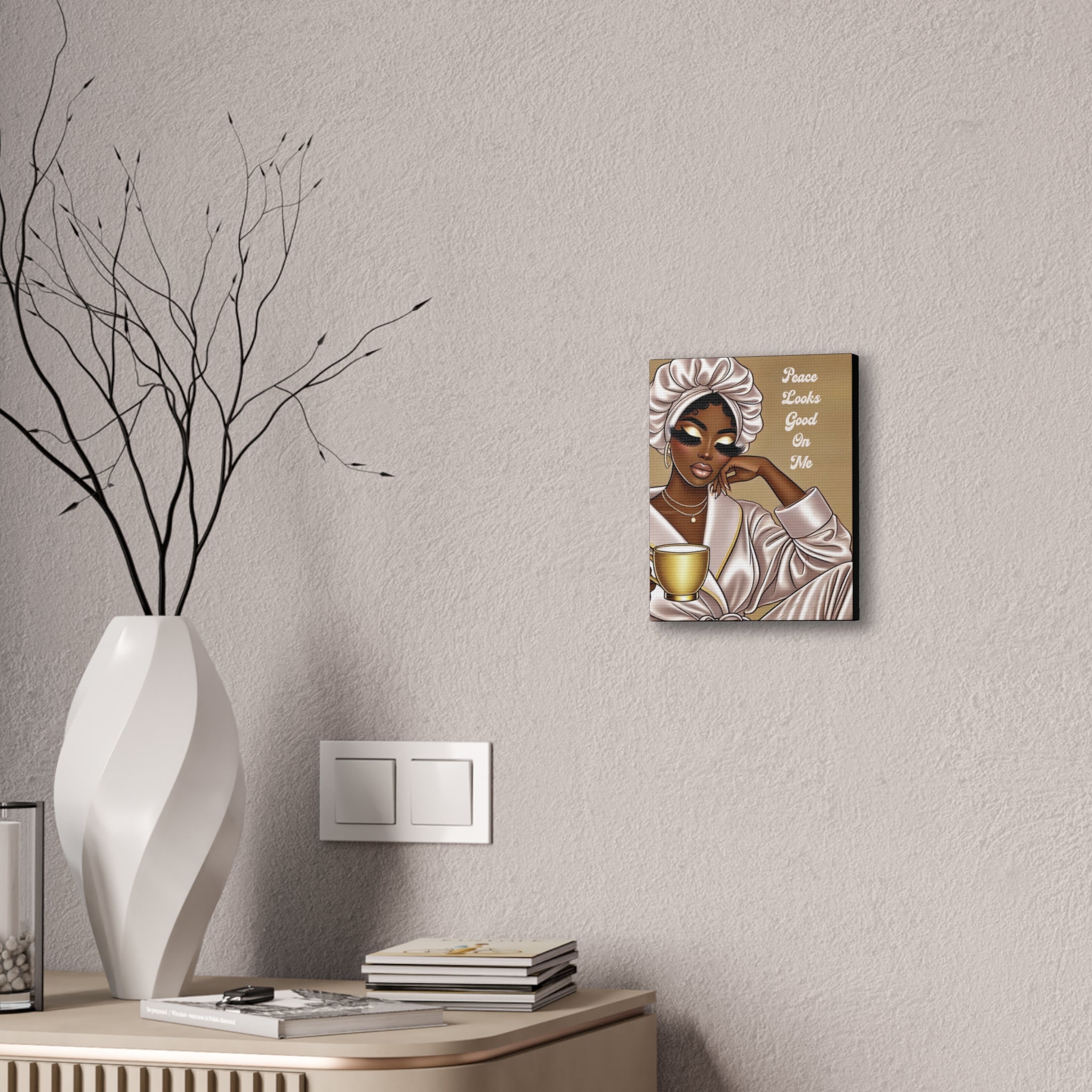 Peace Looks Good On Me - Canvas Art
