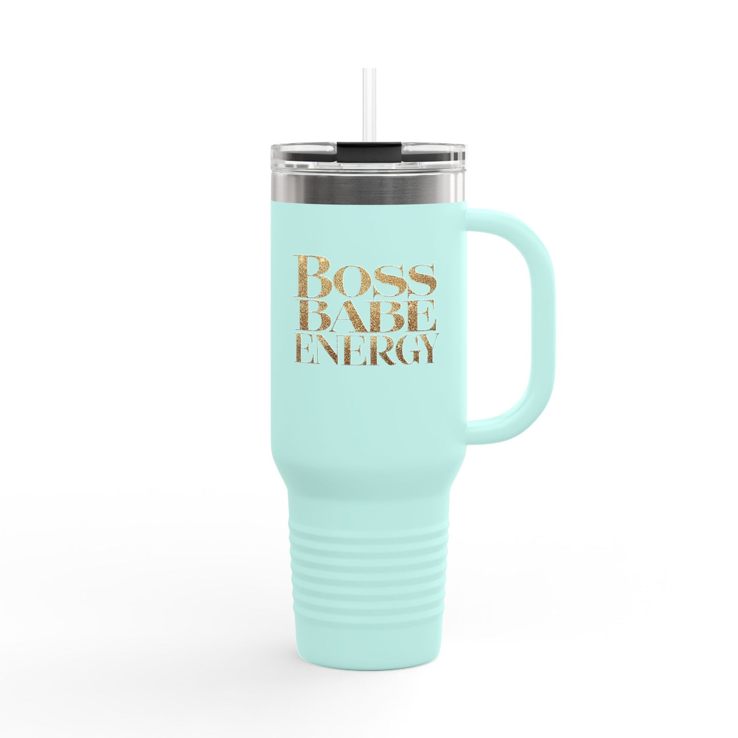 "Boss Babe Energy" - Insulated Travel Mug, 40oz