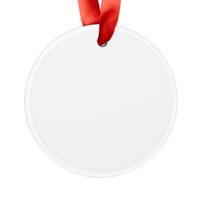 Snowflakes & Ice Crystals - Acrylic Ornament with Ribbon - Creatively Designed Shop