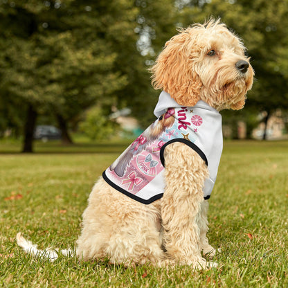 Bow Wow in Pink - Pet Hoodie