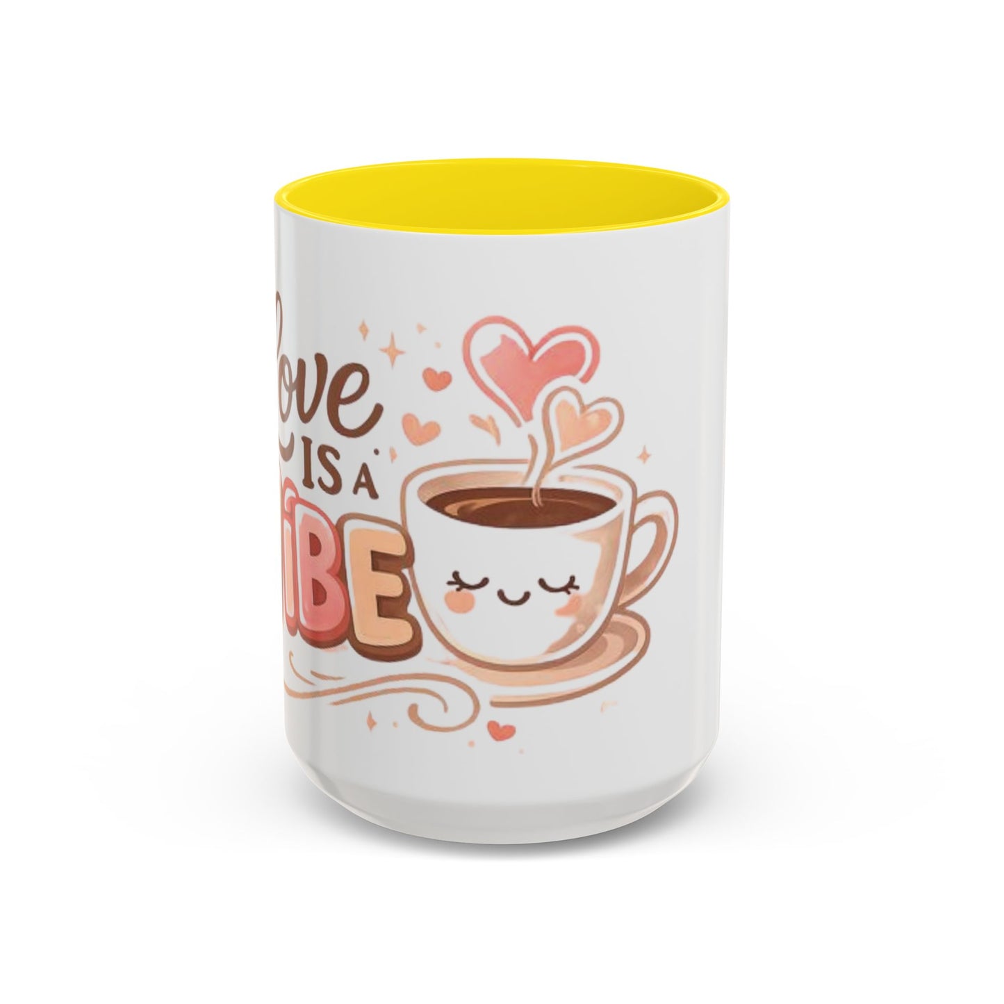 Love Is a Vibe – Accent Coffee Mug