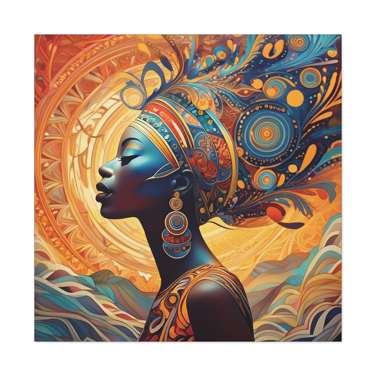 African Beauty - Canvas Gallery Wraps