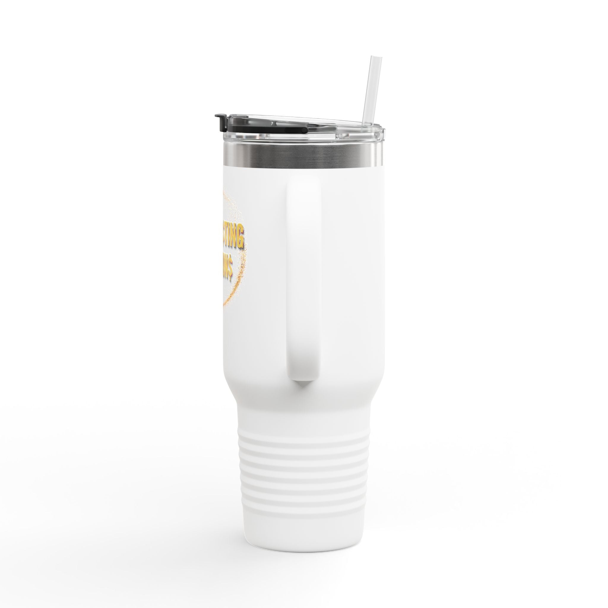 "Manifesting Millions" - Insulated Travel Mug, 40oz