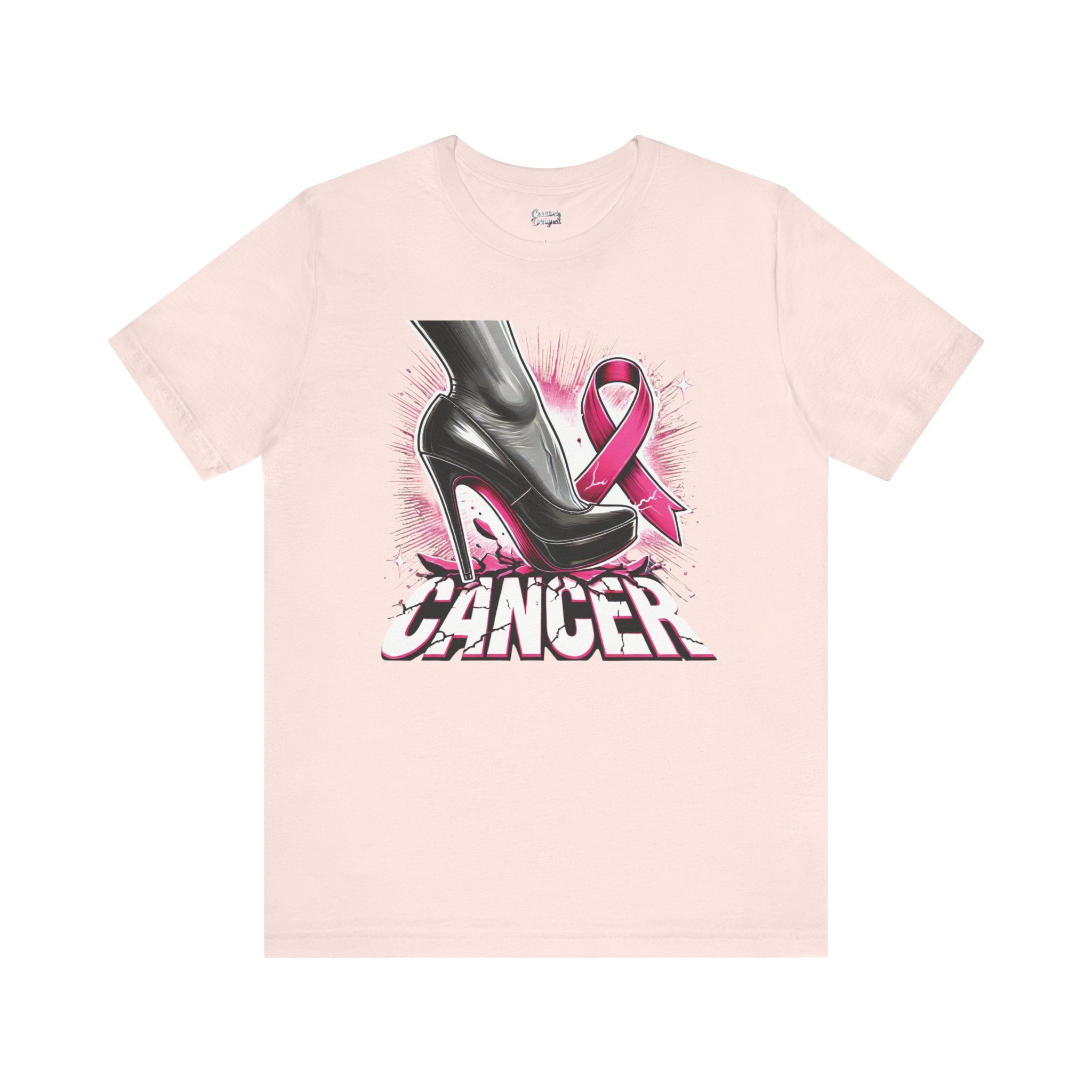 Stepping on Cancer - Unisex Jersey Short Sleeve Tee