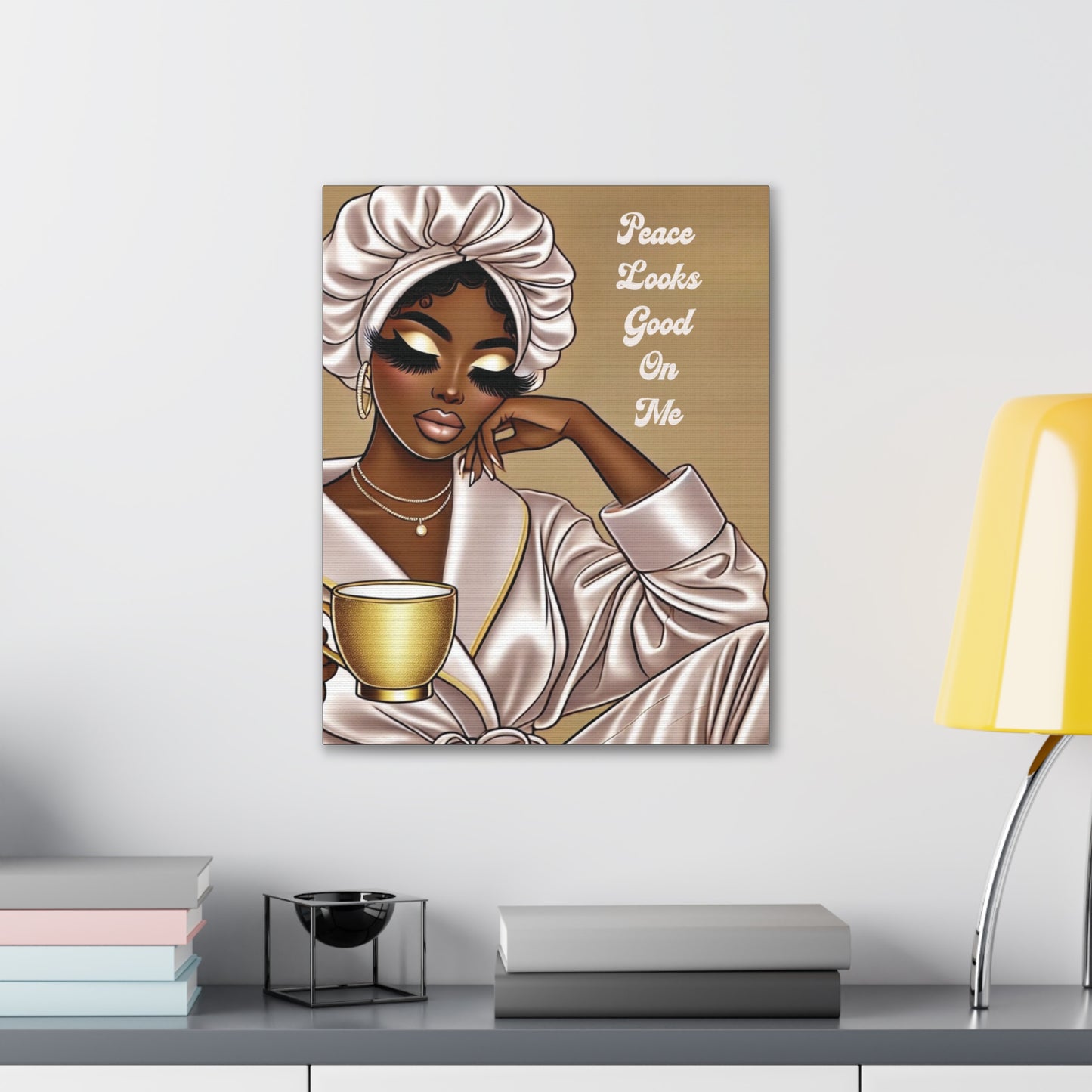 Peace Looks Good On Me - Canvas Art