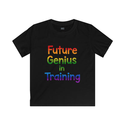 Future Genius In Training - Kids Softstyle Tee
