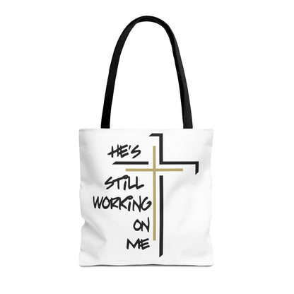 He's Still Working On Me - Tote Bag (AOP)