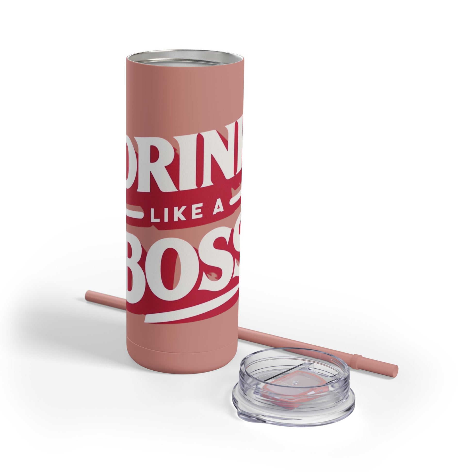 Drink Like A Boss - Maars Maker Skinny Matte Tumbler, 20oz - Creatively Designed Shop