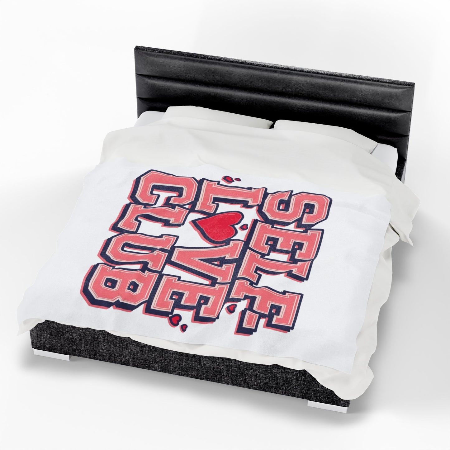 Self-Love Club – Plush Velveteen Blanket