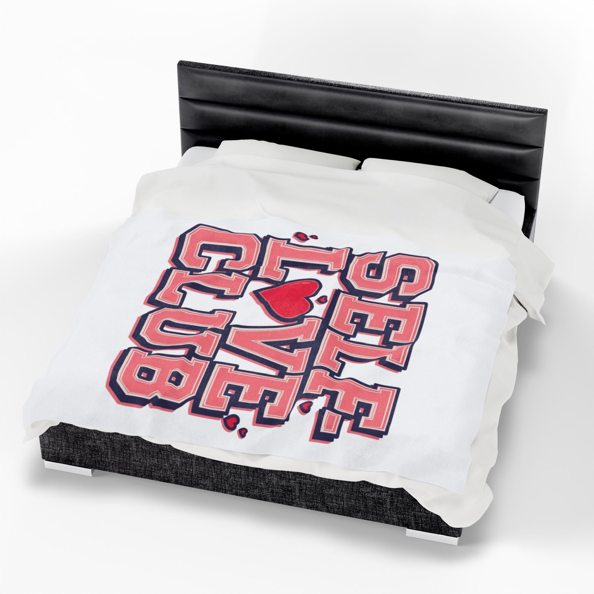 Self-Love Club – Plush Velveteen Blanket