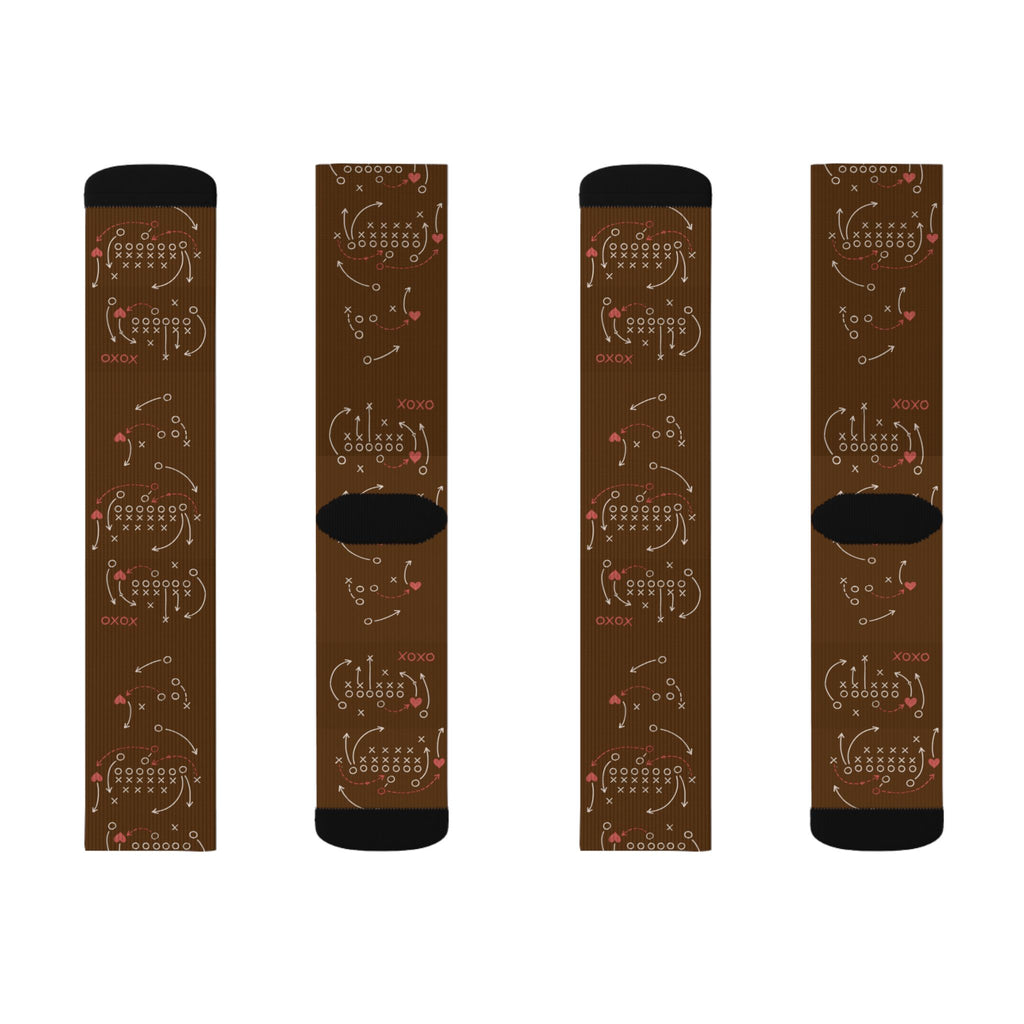 Football Playbook Socks