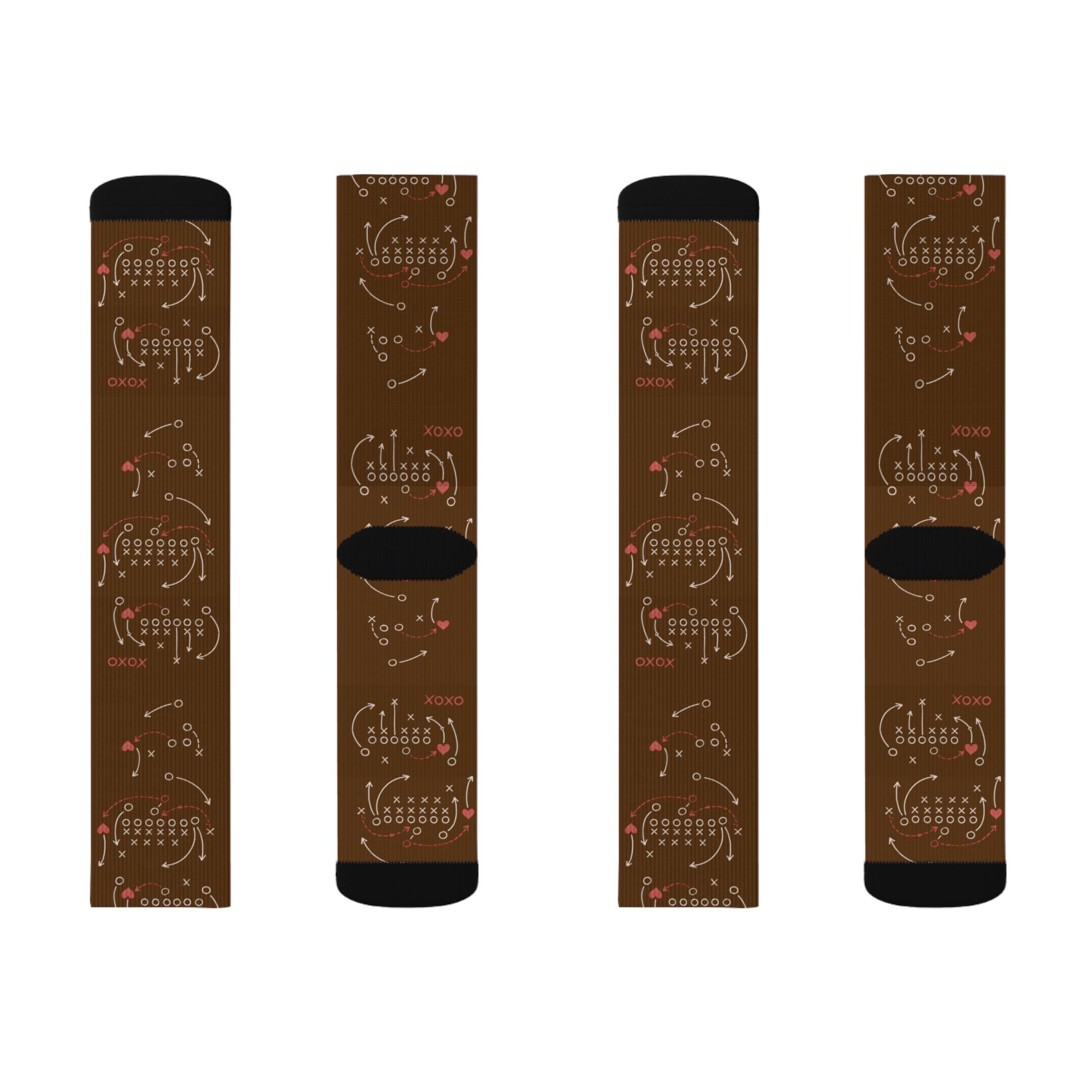 Football Playbook Socks