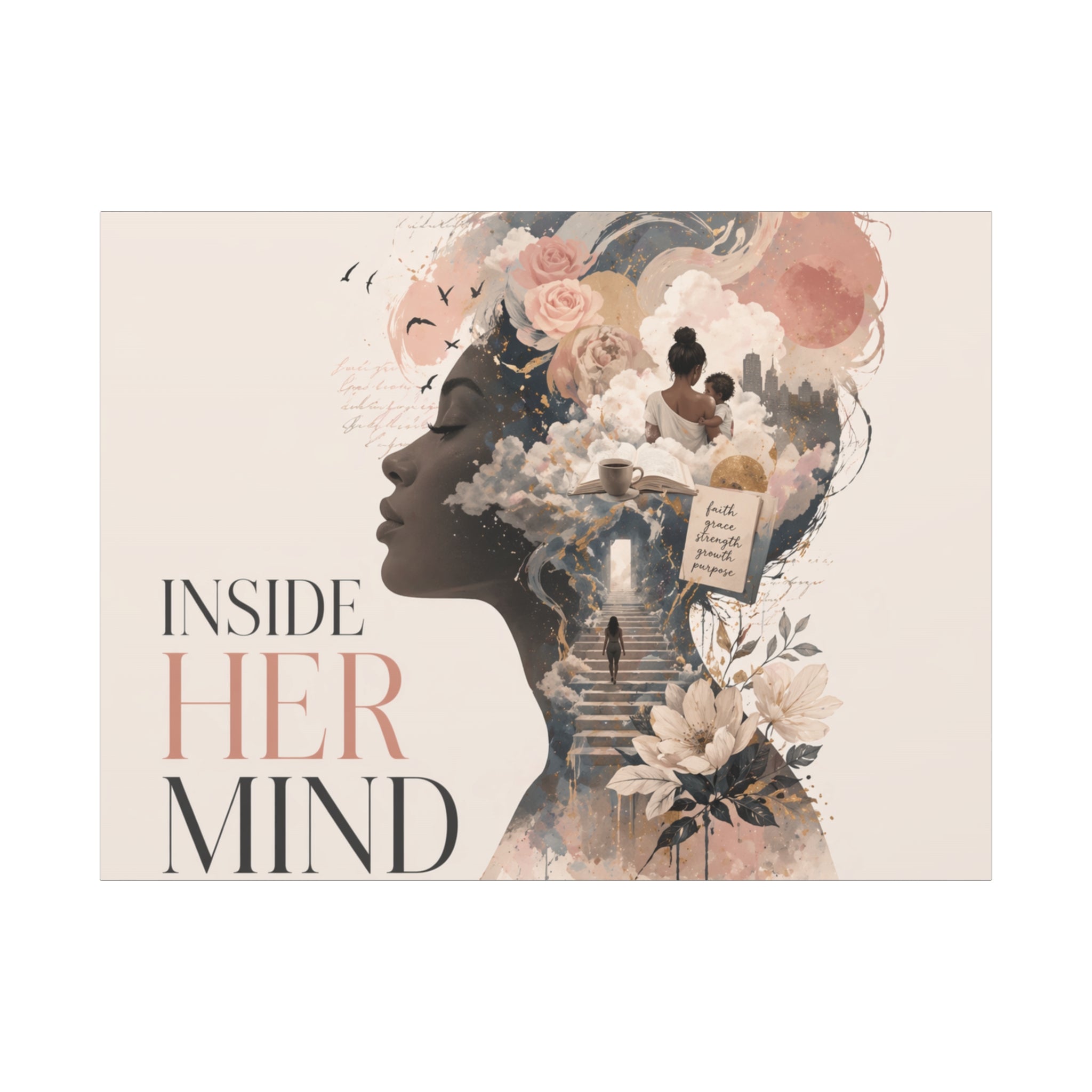 Inside Her Mind - Matte Canvas Wall Art
