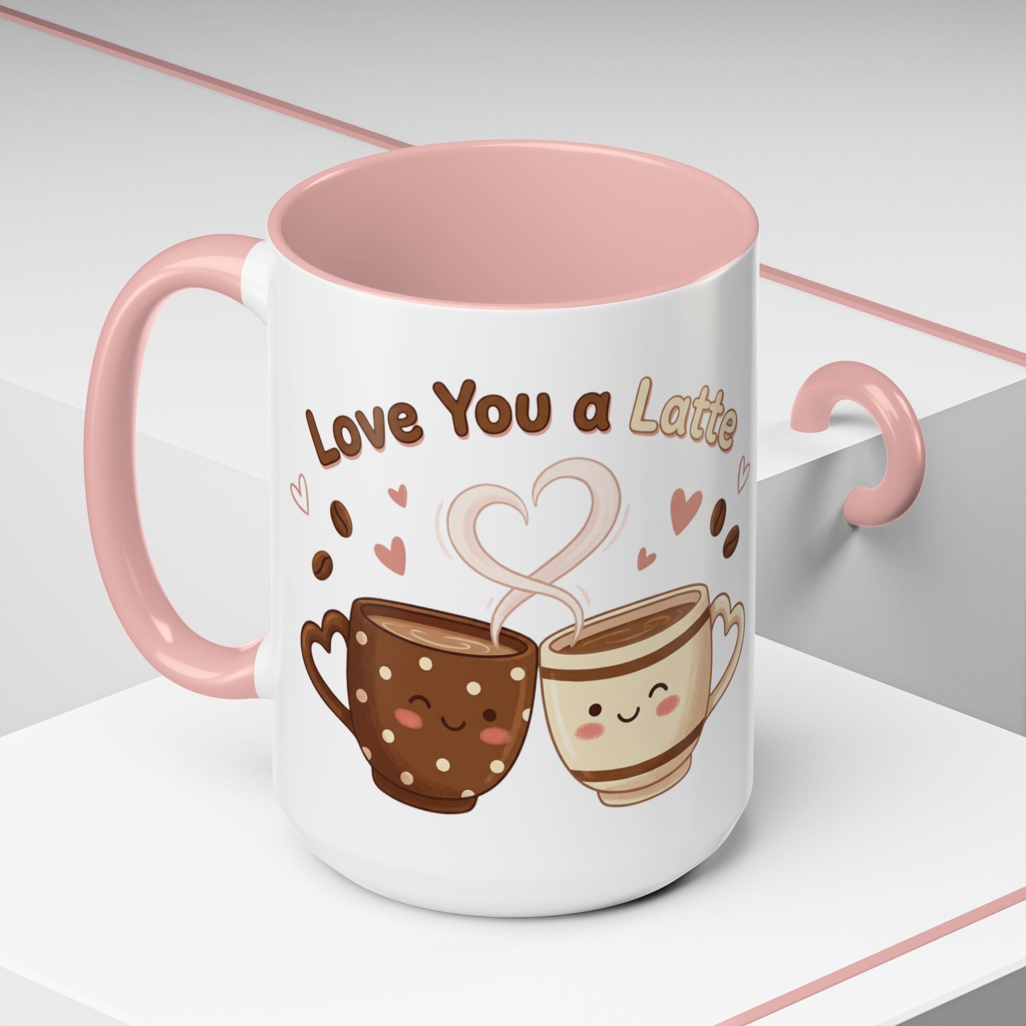 Love You A Latte – Accent Coffee Mug