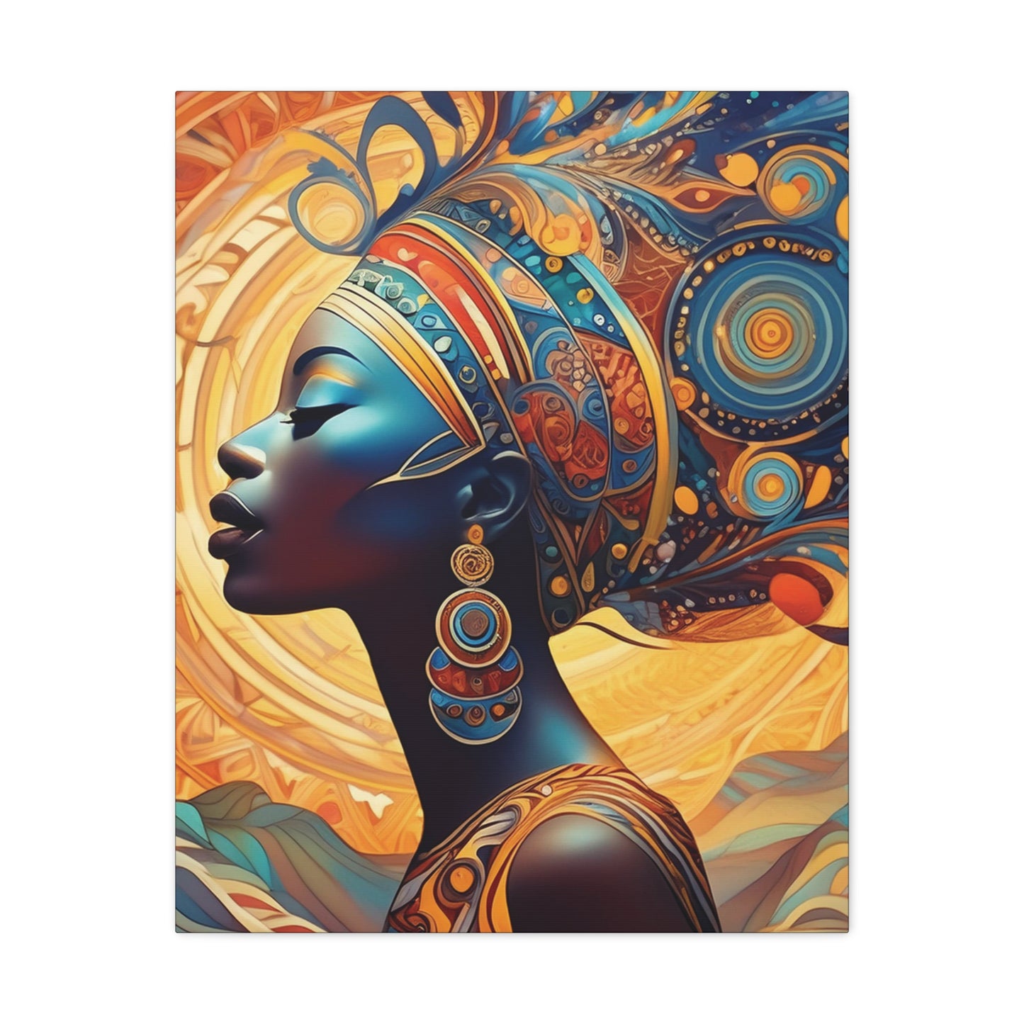 African Beauty - Canvas Gallery Wraps