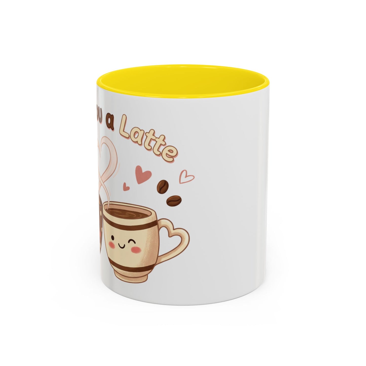 Love You A Latte – Accent Coffee Mug