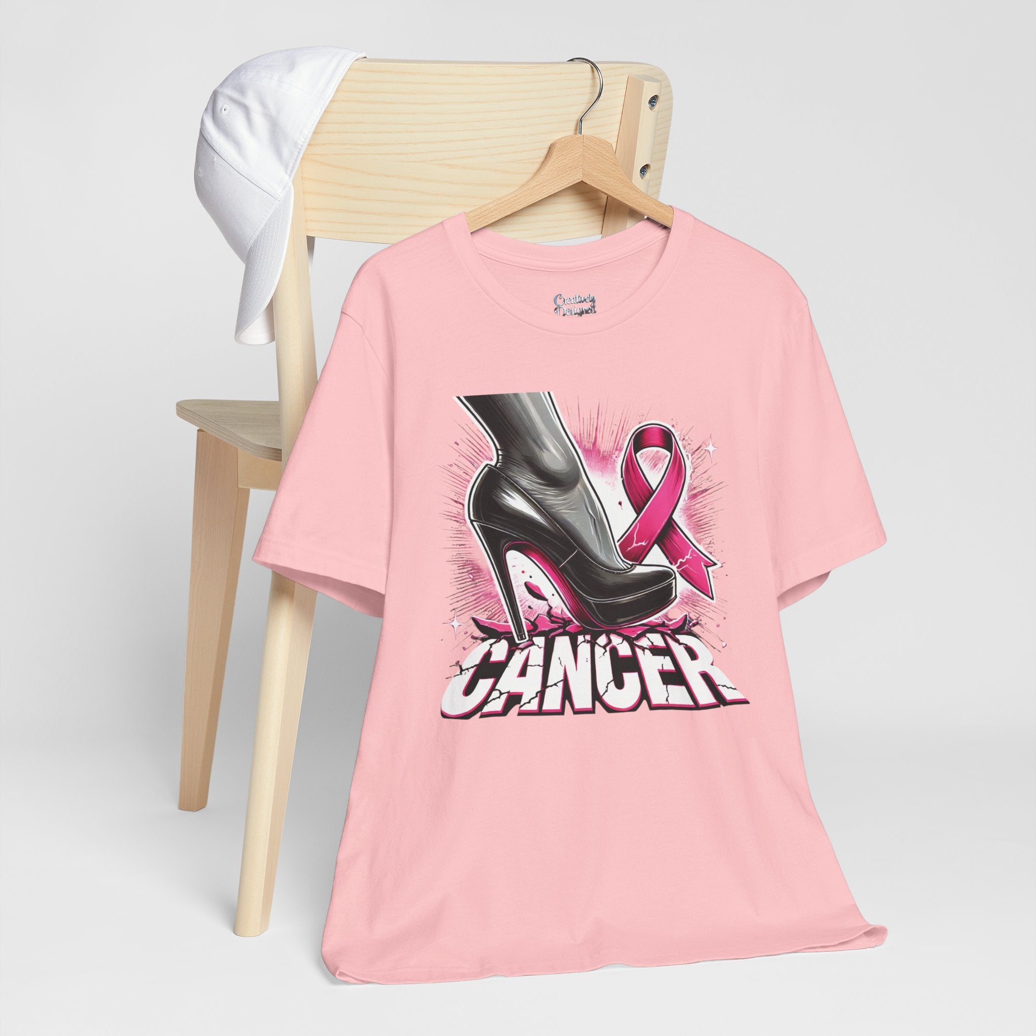 Stepping on Cancer - Unisex Jersey Short Sleeve Tee