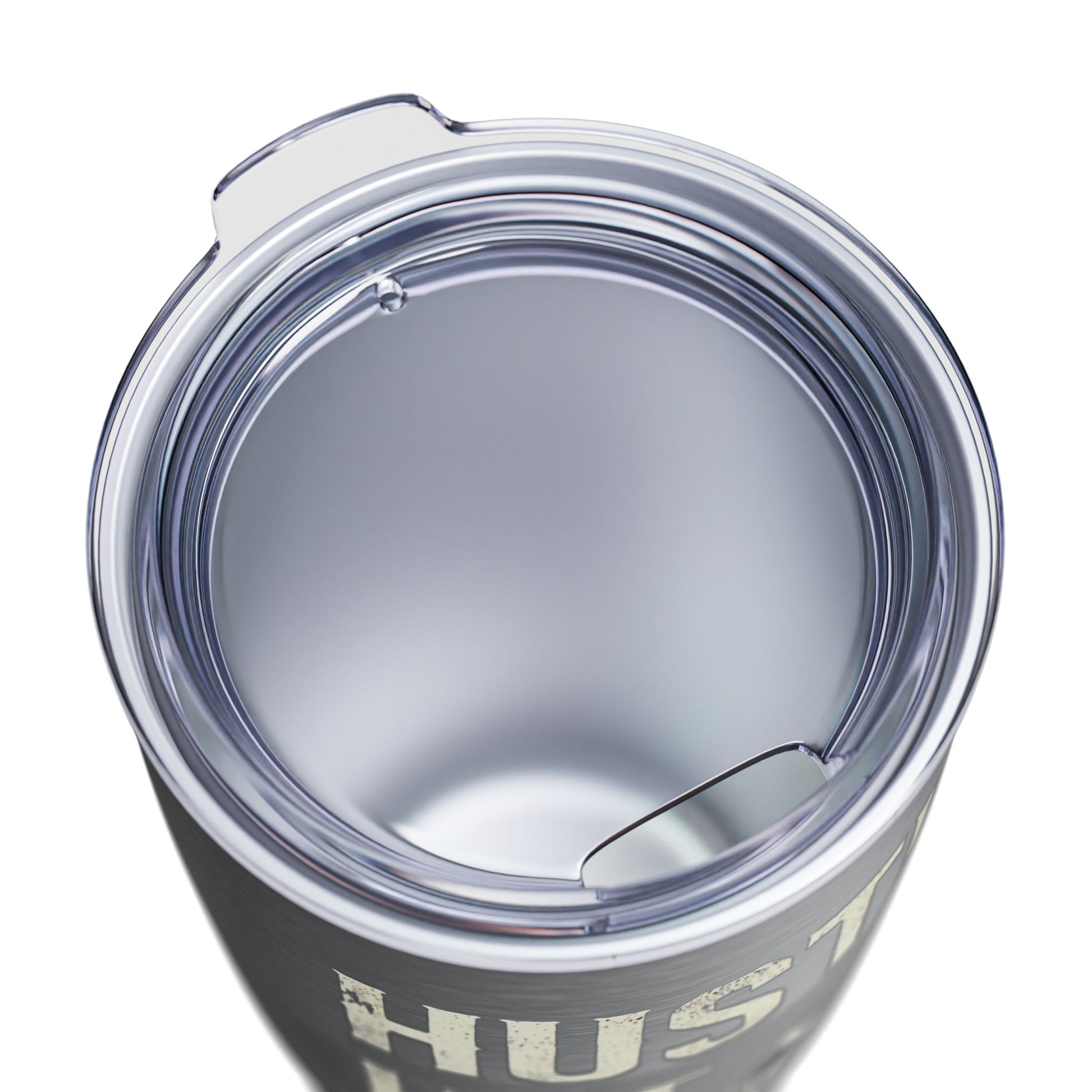 Hustle, Hit, Never Quit - Ringneck Tumbler, 20oz - Creatively Designed Shop