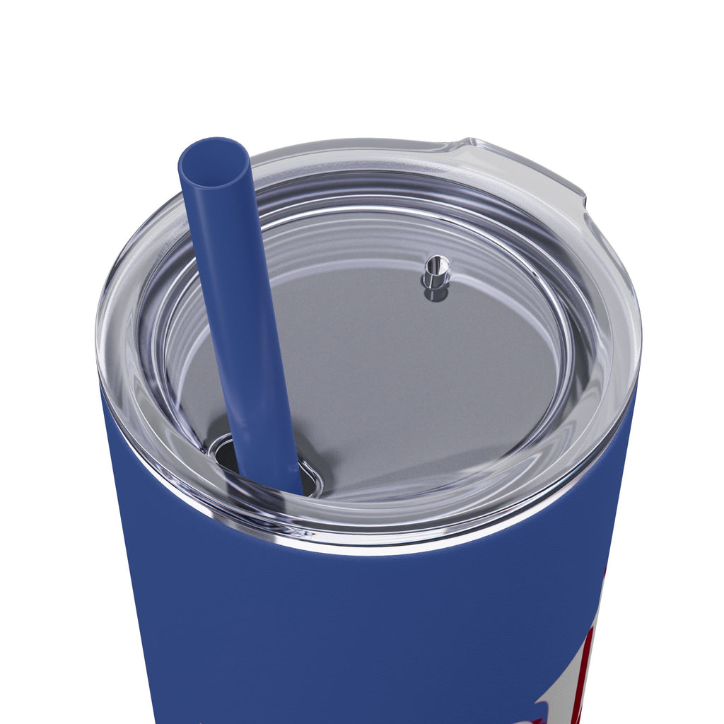 Drink Like A Boss - Skinny Tumbler with Straw, 20oz