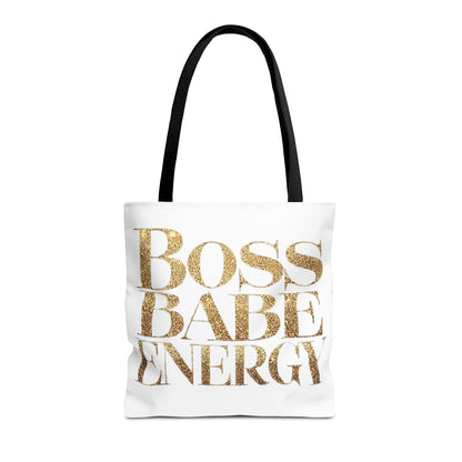 Boss Babe Energy - Tote Bag (AOP) - Creatively Designed Shop