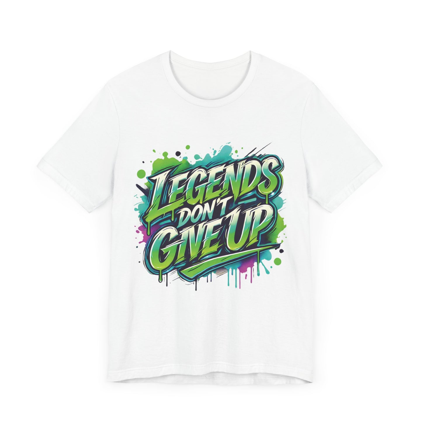 Legends Don't Give Up - Unisex Jersey Short Sleeve Tee