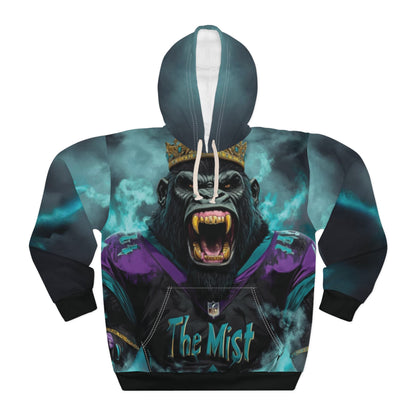 Gorilla in the Mist - Unisex Pullover Hoodie (AOP) - Creatively Designed Shop