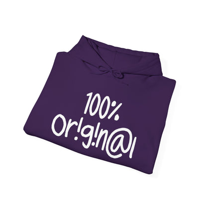 "100% Or!g!n@l" - Unisex Heavy Blend™ Hooded Sweatshirt