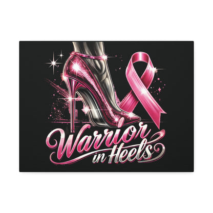 Pink Warrior Heels - Canvas Art