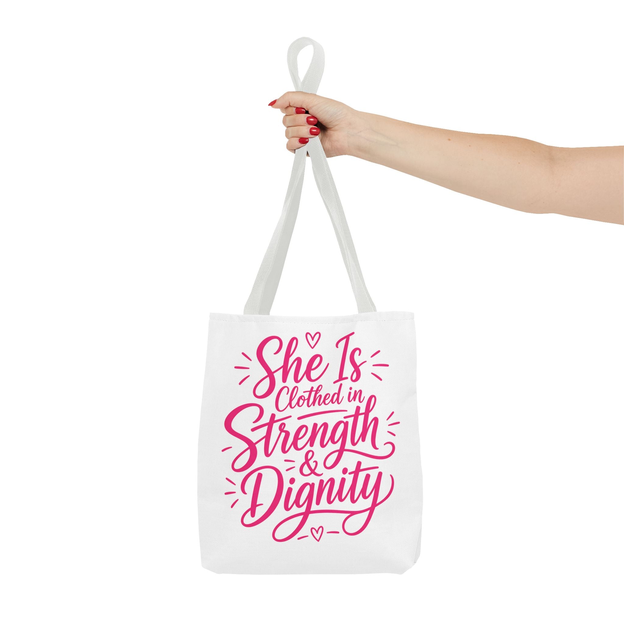 She Is Clothed in Strength & Dignity - Tote Bag