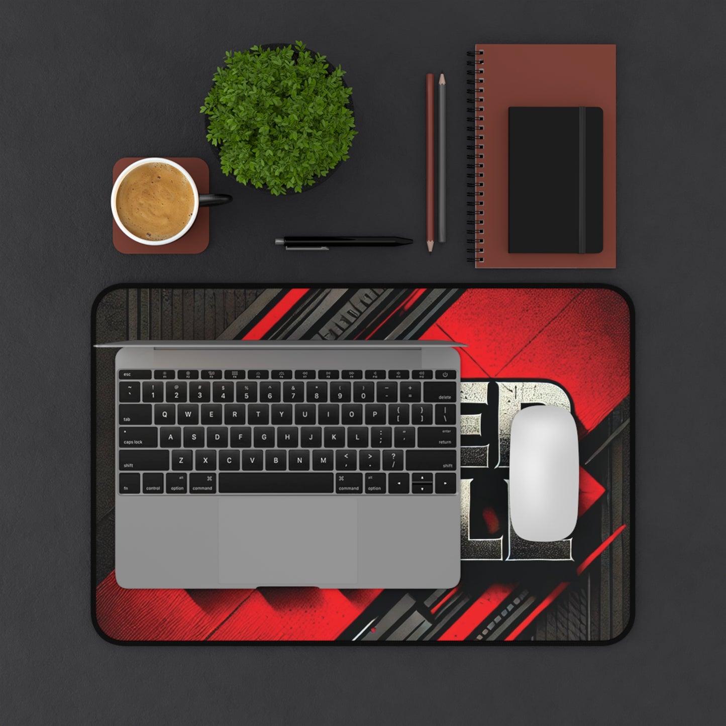 "Never Settle" - Desk Mat