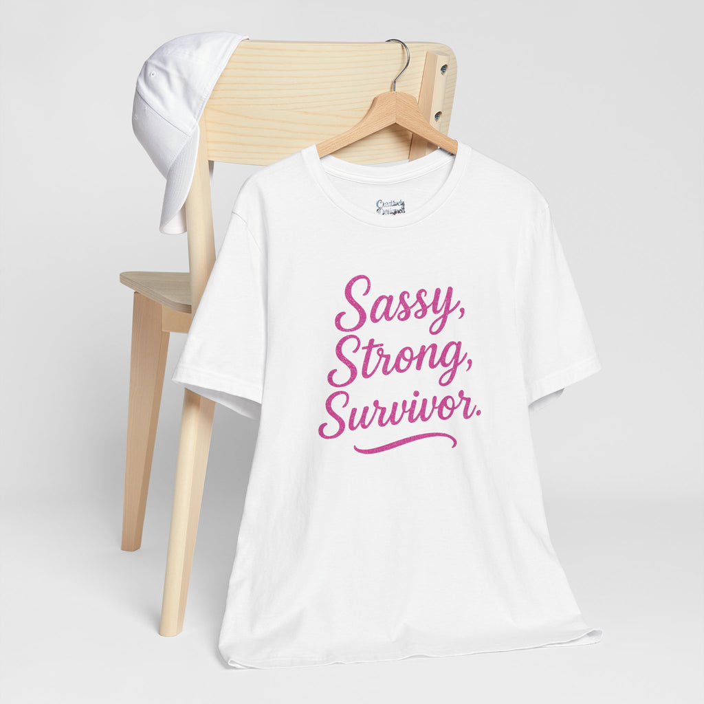 Sassy, Strong Survivor - Unisex Jersey Short Sleeve Tee