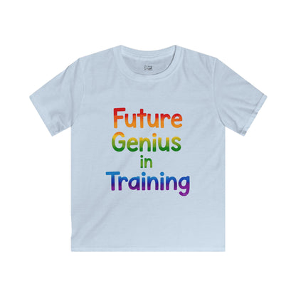 Future Genius In Training - Kids Softstyle Tee
