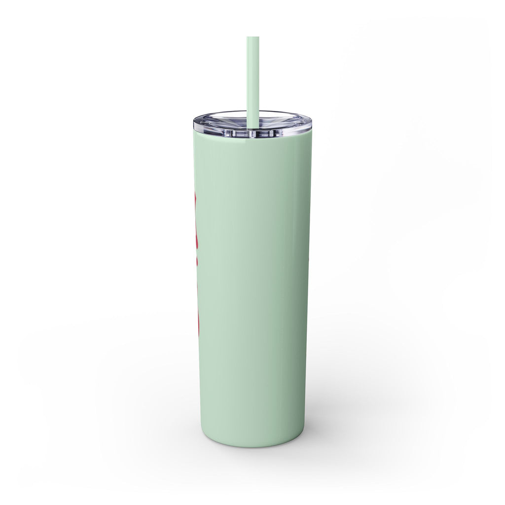 Drink Like A Boss - Skinny Tumbler with Straw, 20oz