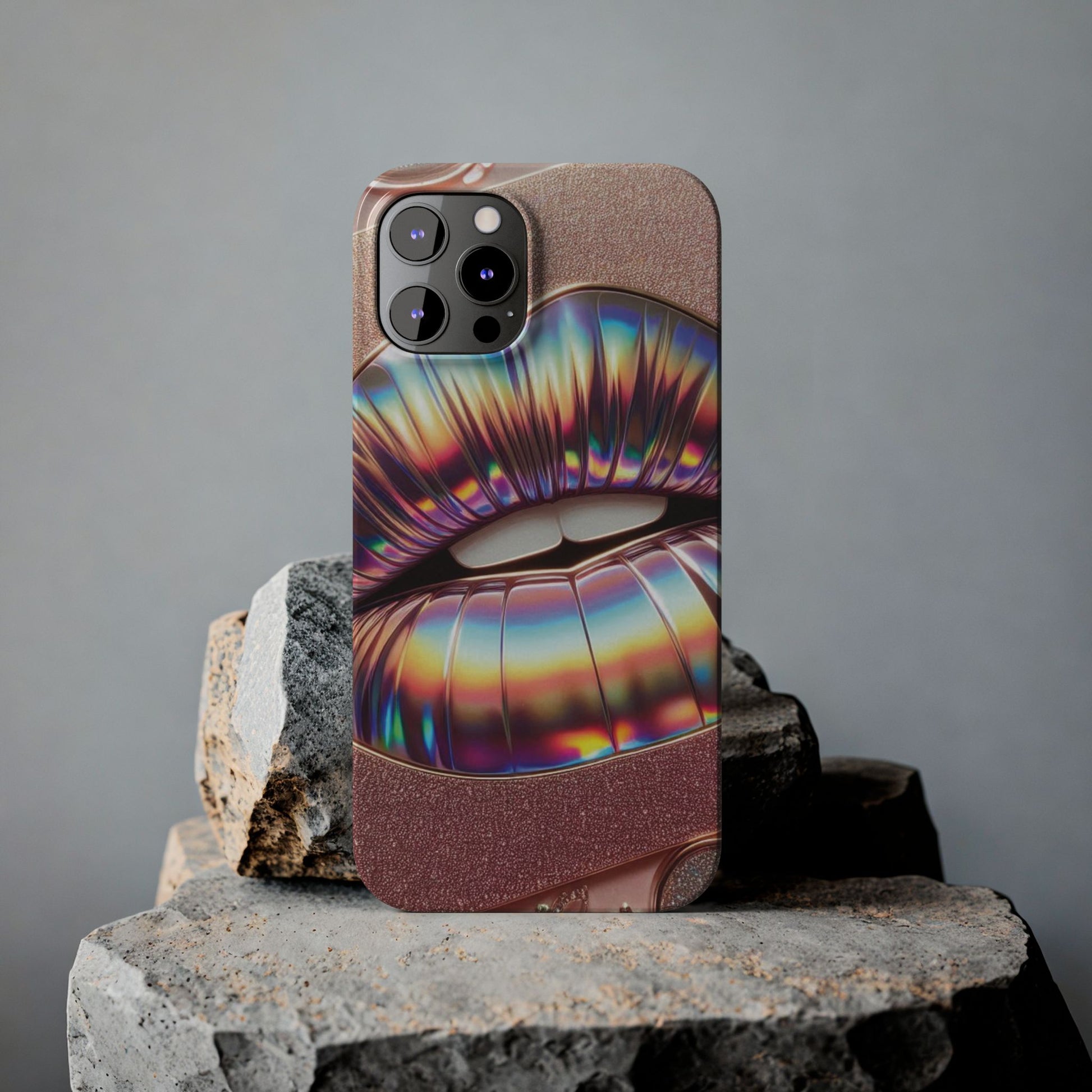 "Bronze Kiss" - Slim Phone Cases - Creatively Designed Shop