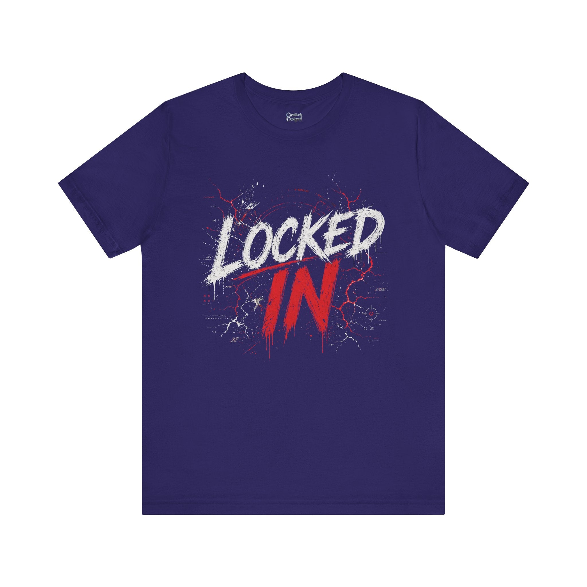 Locked In (Red) - Jersey Short Sleeve Tee