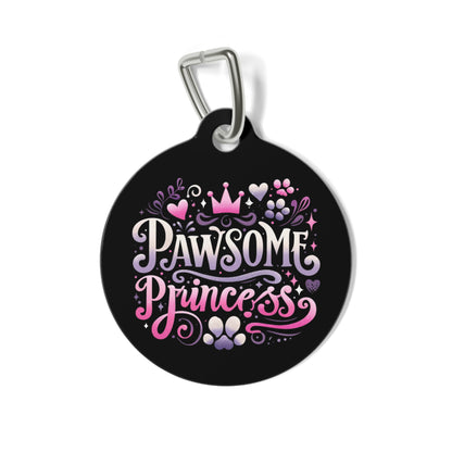 Pawsome Princess - Pet Tag - Creatively Designed Shop