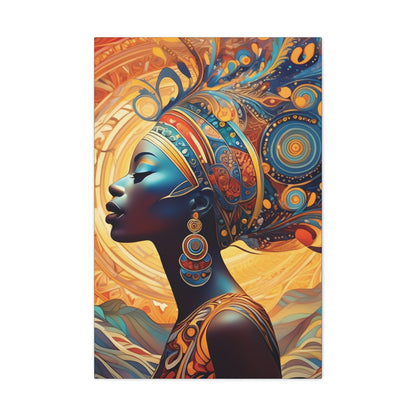 African Beauty - Canvas Gallery Wraps