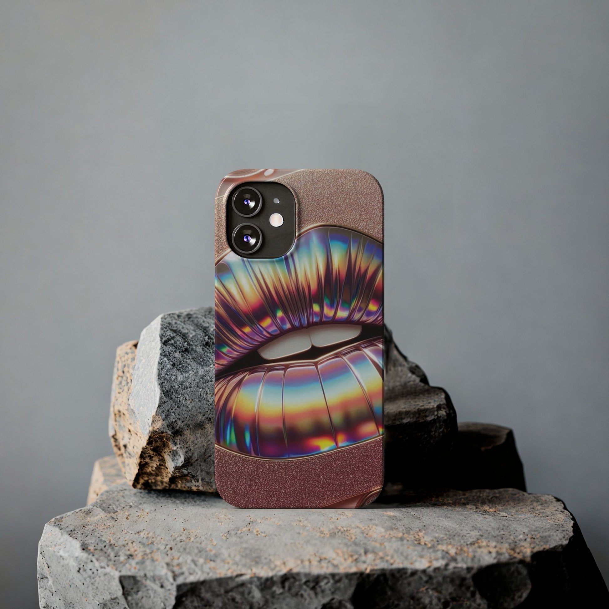 "Bronze Kiss" - Slim Phone Cases - Creatively Designed Shop