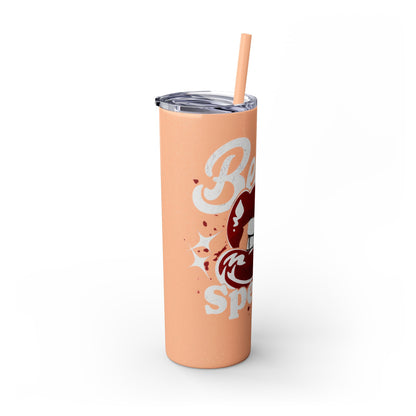 Beauty Speaks - Skinny Tumbler with Straw, 20oz - Creatively Designed Shop